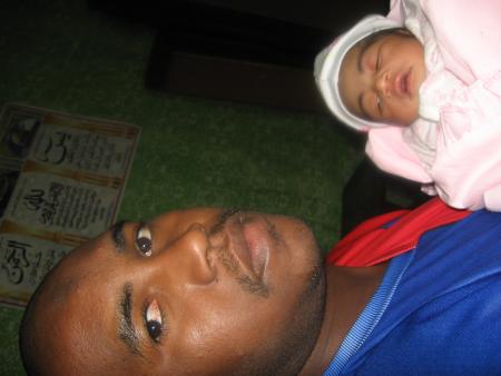 C'est moi et ma fille Jasmine