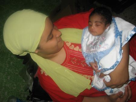 C'est Hadira et ma fille Jasmine